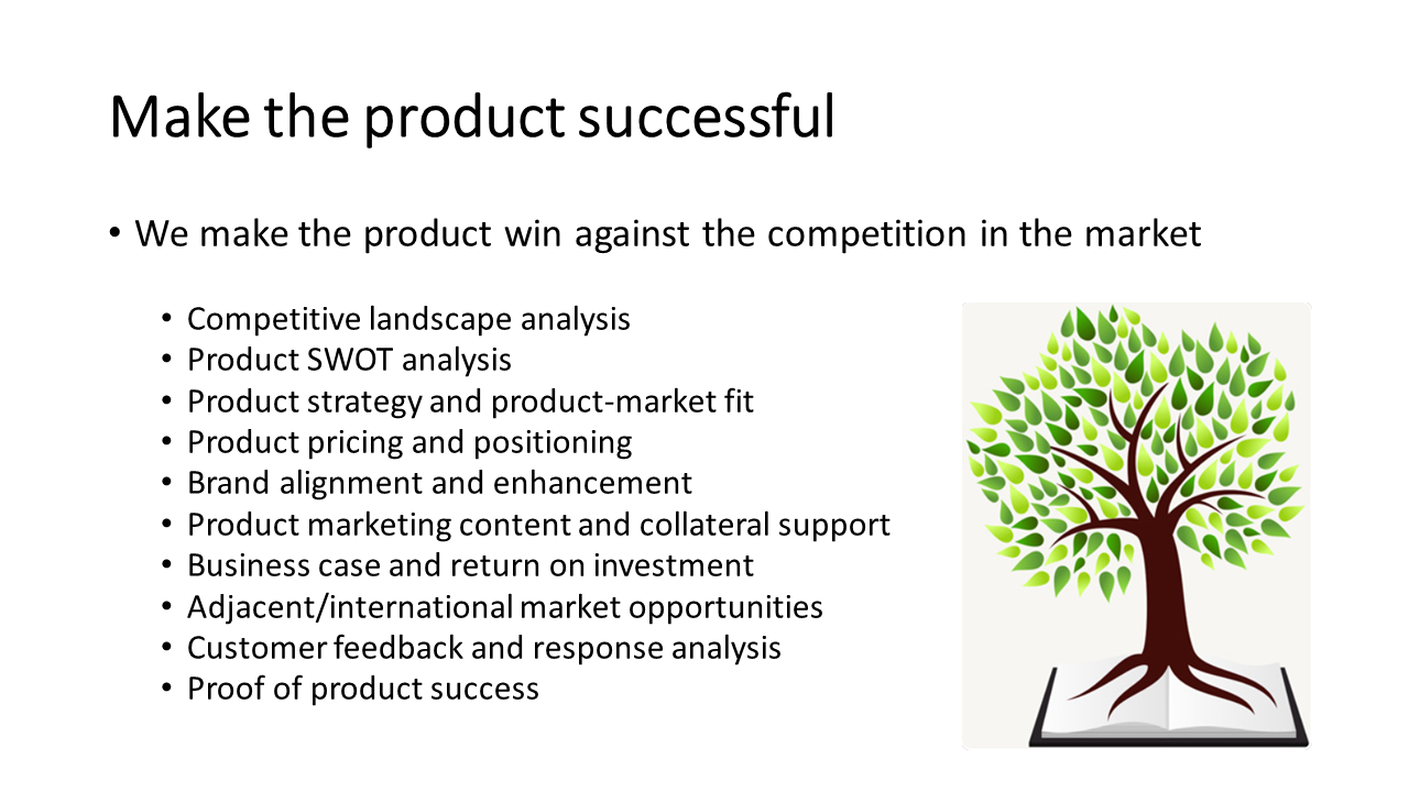 Make the product successful